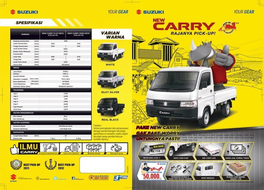 BROSUR SUZUKI CARRY PICKUP 2